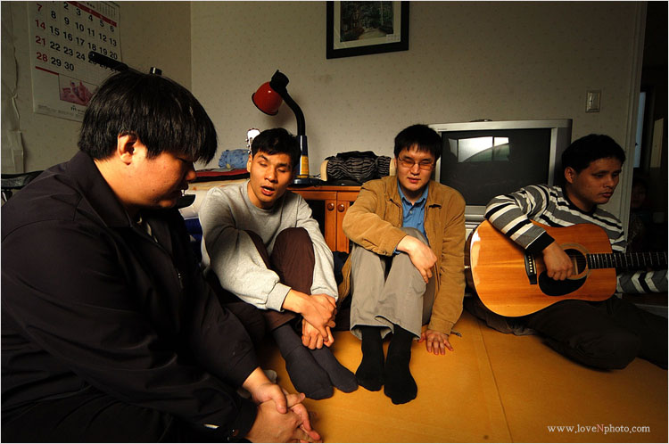 양로원에서..